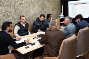 Sahu reviews land acquisition and progress on widening of Kargil-Zanskar Road 