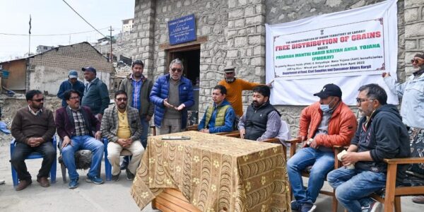 FCS&CA Kargil inaugurates free distribution of ration under PMGKAY