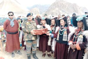 DGBR Lt Gen Rajiv Chaudhry visits Zanskar