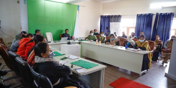 One-Day workshop on action research and academic writing organised in DIET Leh
