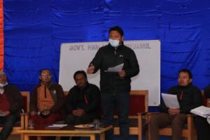 Dy Chairman Tsering Angchuk convenes meeting at Chushul