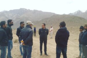 Secy Power visits 50 MW Solar Power Project at Taru, Leh