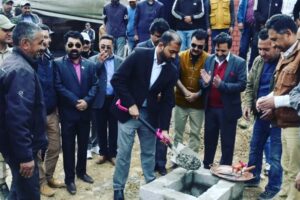 CEC lays foundation stone of reconstruction of Hydraulic Engineering Wing Complex at Kurbathang