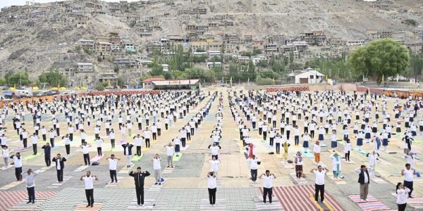 8th International Yoga Day celebrated in Kargil