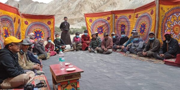 EC Tashi Namgyal attends breeders camp at Markha village