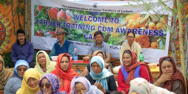 RSETI Leh, Horticulture Deptt organizes one-day farmer training cum awareness camp at Chuchot Gongma