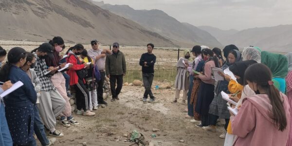 GMDC Zanskar conducts study tour for students of environmental science