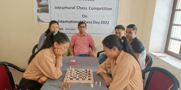 GDC Khaltse organise Chess Competition on International Chess Day