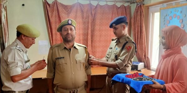 Police Telecom Wing Kargil conducts pipping ceremony for Selection Grade Constables