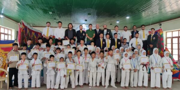 4th district Open Karate Championship 2022 concludes at Indoor Stadium Kargil
