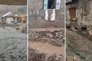 Fresh flash flood cause widespread damage at Drass