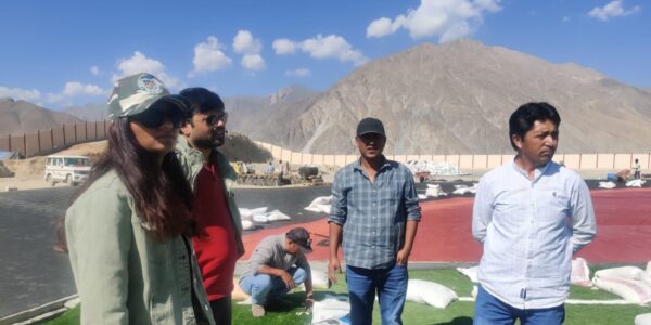 Assistant Secretaries, Ministry of Youth Affairs and Sports GoI review sports infrastructure in Kargil