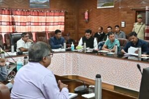 Principal Secretary Sanjeev Khirwar chairs review meeting with MC, Education Department in Kargil