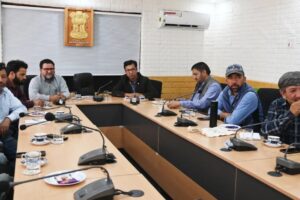 EC Tashi chairs meeting regarding Single Use Plastic in Kargil