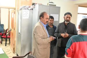 ADC Kargil inspects various Govt. departments