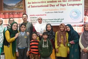 Interactive session on International Day of Sign Languages held in Kargil