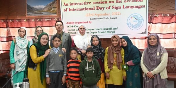 Interactive session on International Day of Sign Languages ​​held in Kargil