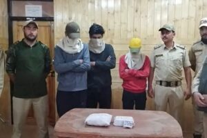 Kargil Police arrest three in drugs smuggling case