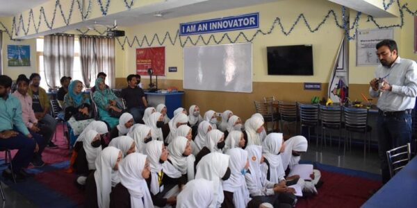 Govt. Girls High School, GM Pore Students visits KV Kargil