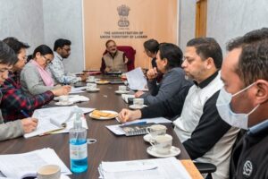 Principal Secy reviews new infrastructural projects of Health Department