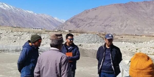 EC Tashi inspects developmental work sites in Zanskar