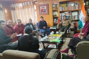 Training on various modules by CBSE team continues in Leh district