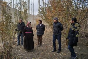 Secretary Horticulture, Ladakh, tours private orchards around Leh; urged orchardists to work towards declaring Ladakh Apples as Organic