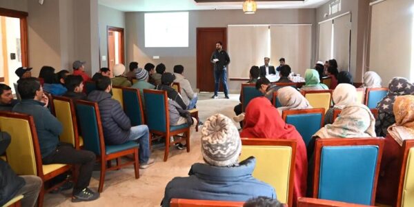 Incubation Cell UT Ladakh organizes awareness camp for MSMEs of Kargil