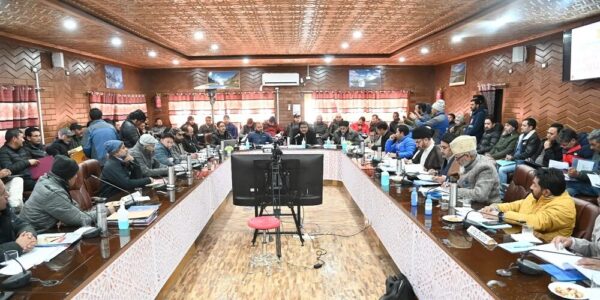 CEC Feroz Khan reviews developmental activities under CAPEX budget 2022-23