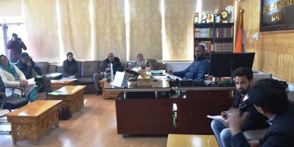 DC Santosh chairs DTF meeting on Measles-Rubella elimination in Kargil