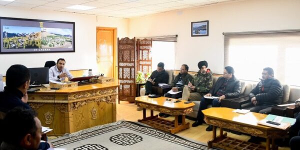 Secretary Sports, Ladakh discusses long-term plans for the development of Sports in Ladakh with SAI & MYAS officials
