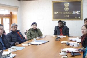 DC Leh reviews status of Aadhar enrolment and updation progress