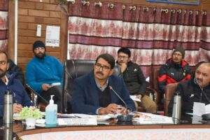 Div Com Ladakh chairs review meeting of Revenue Department Kargil