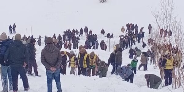 Two girls lost lives in avalanche at Tangole, Kargil