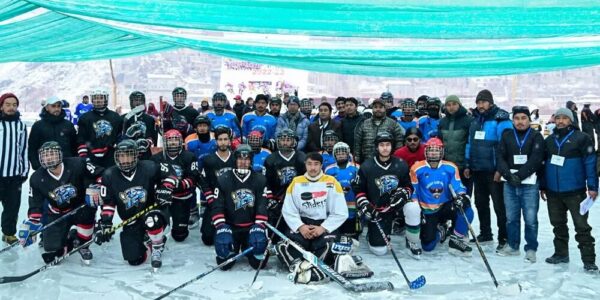 Acting CEC Tashi inaugurates 14th CEC Ice Hockey Cup