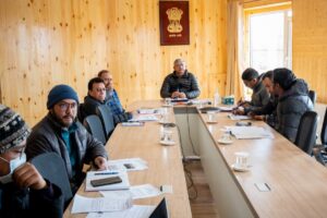 Advisor Narula reviews development projects of border villages of Ladakh