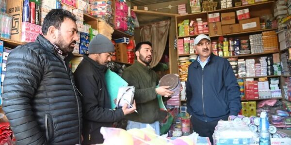 ADC conducts market checking at Kargil