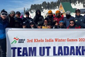 Ladakh team brings laurels at Khelo India Winter Games, National Ice-Stock Championship