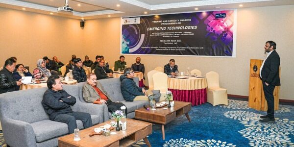 Training programme for senior officials of UT Admin Ladakh on Emerging Technologies concludes