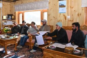 CEC holds meeting with, Controller Examination UoL, Principal GDC Kargil, Student Council