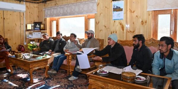 CEC holds meeting with, Controller Examination UoL, Principal GDC Kargil, Student Council