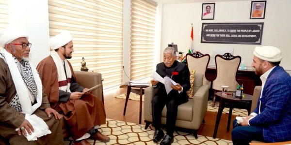 Sheikh Nazir meets LG Ladakh to discuss issues faced by Kargil residents