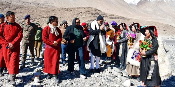 Union Minister Parshottam Rupala visits border villages in Ladakh