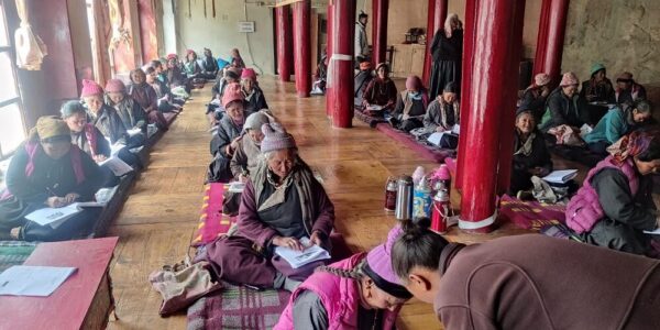 Around 10,000 Adult Learners in Ladakh Take Foundational Literacy and Numeracy Assessment Test