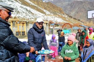 Students welcomed back with warmth after winter break in Kargil schools