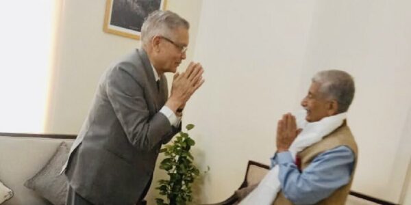 Former Chairperson of Moravian Church Leh Meets LG Mishra