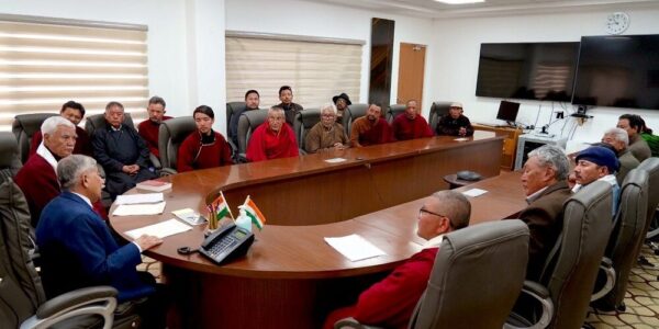 LBA delegation meets LG to request promotion of Ladakhi language and culture