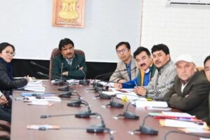 CEC Kargil chairs Governing Board Meeting to discuss developmental works of Tourism Dept.