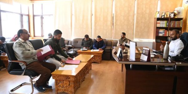 DC Kargil chairs meeting to assess works to be taken up under District Mineral Foundation Trust
