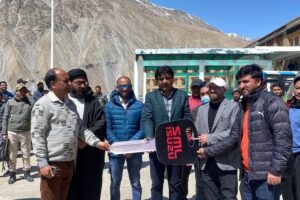 CEC flags off buses to various Higher Secondary Schools of Kargil